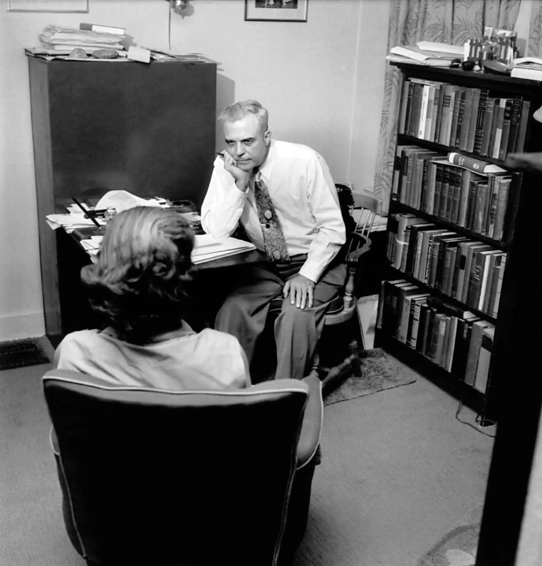 Milton Erickson et Lillian Erickson en 1956, Phoenix, Arizona.